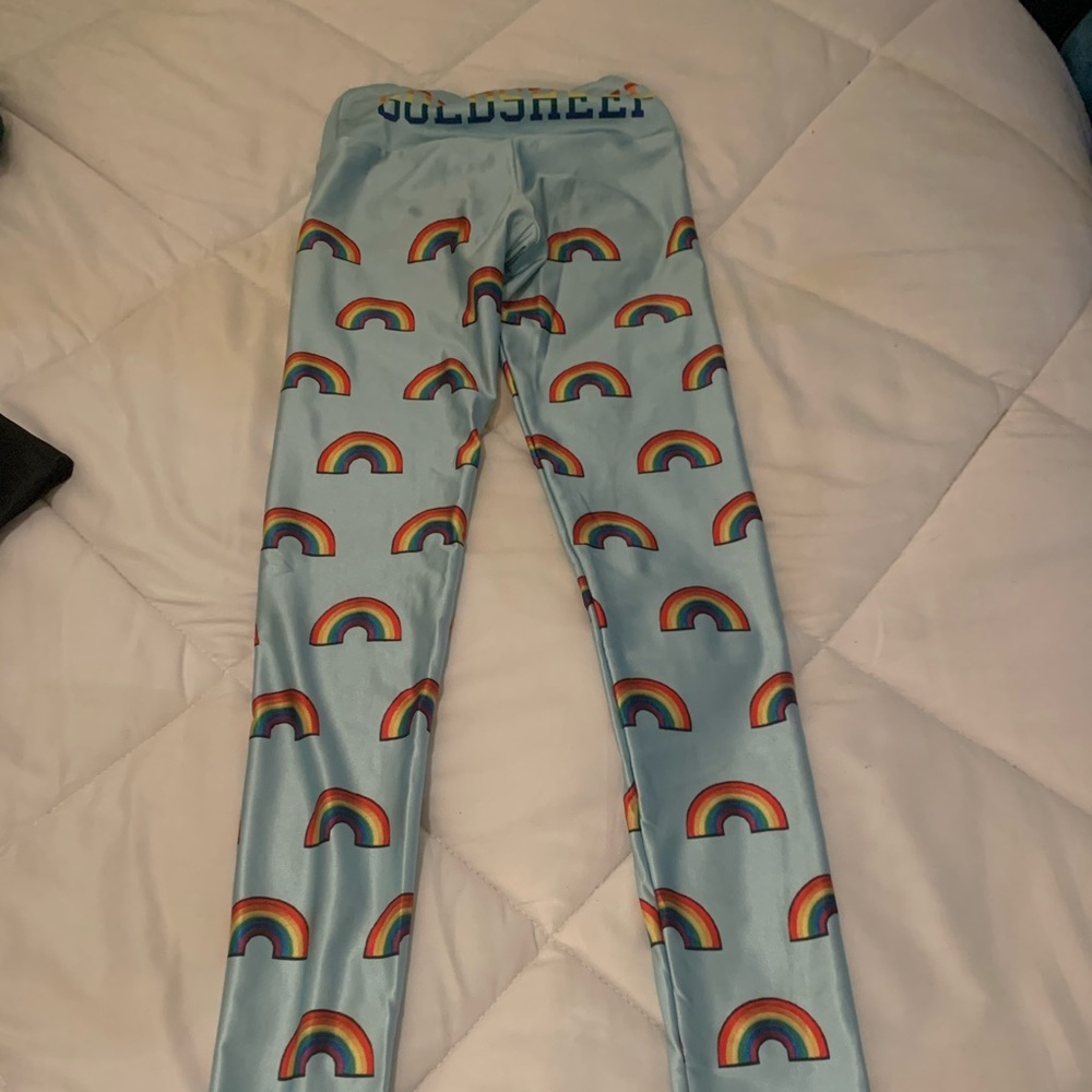 Goldsheep rainbow leggings xs